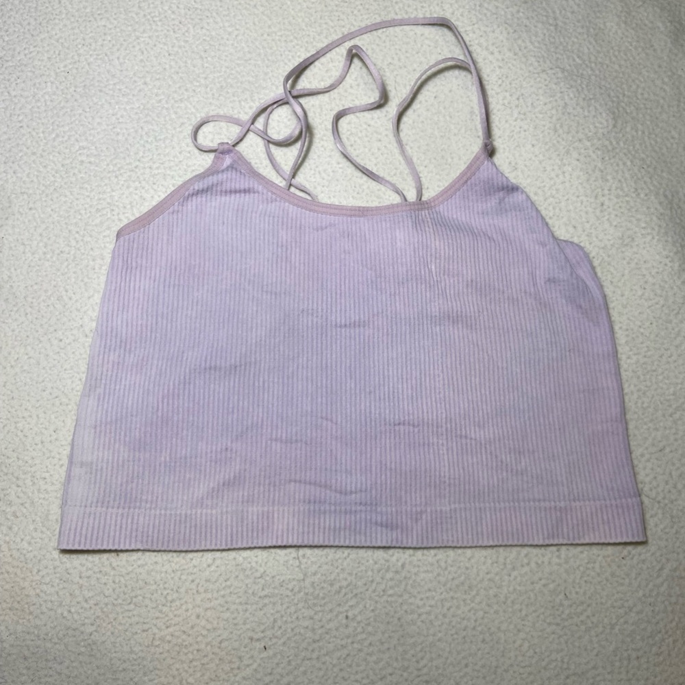 SO Light Purple Ribbed Camisole